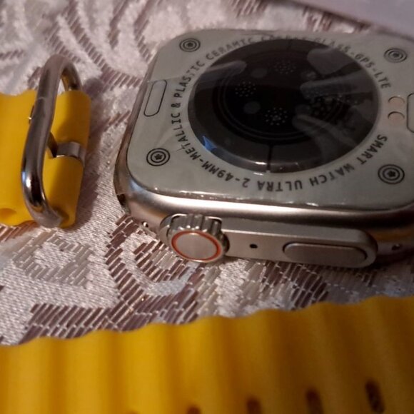 NEW - Fitpro smart watch T500 Ultra with yellow band - Picture 5 of 9